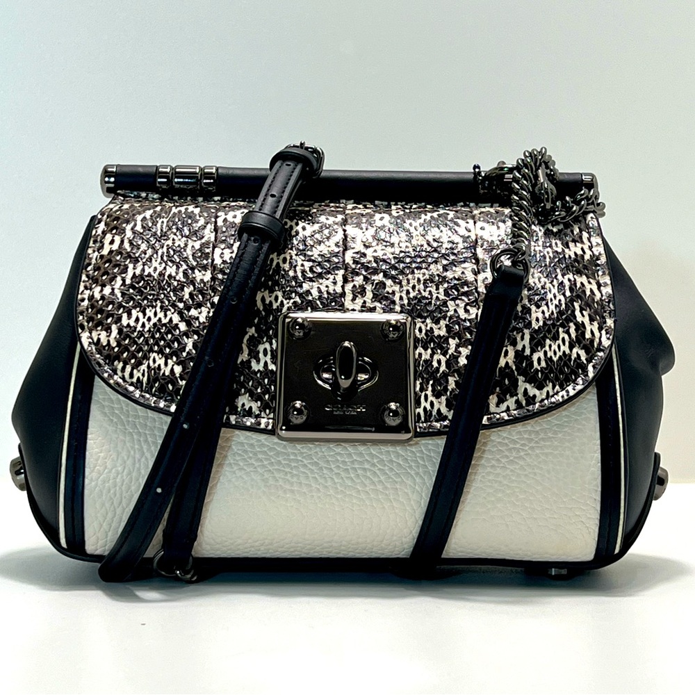 🐍Coach Drifter Carryall Turn-lock in Colorblock Shoulder Bag🐍